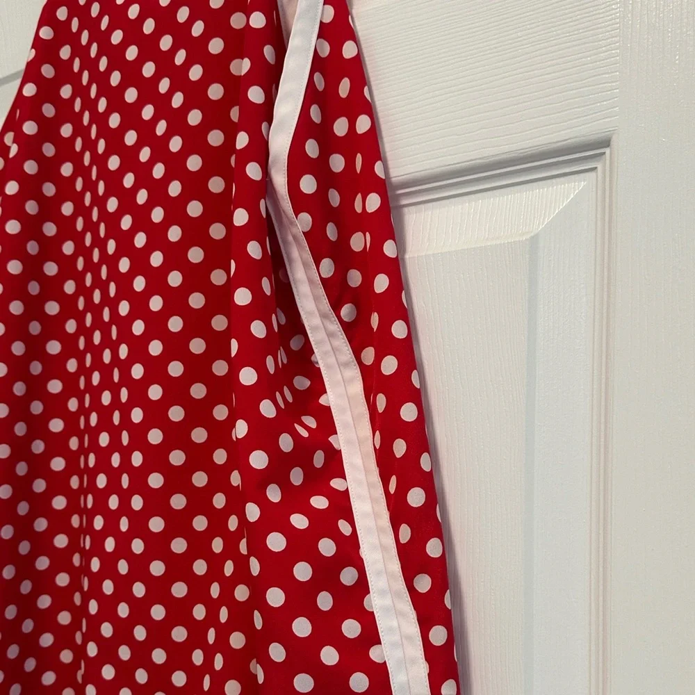 C Red and White Polka Dot Top - Picture 4 of 9